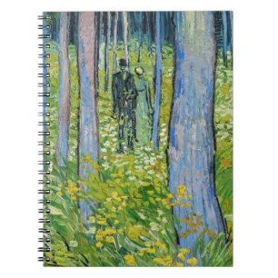 Vincent van Gogh - Undergrowth with Two Figures Notebook