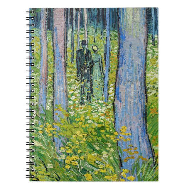 Vincent van Gogh - Undergrowth with Two Figures Notebook (Front)