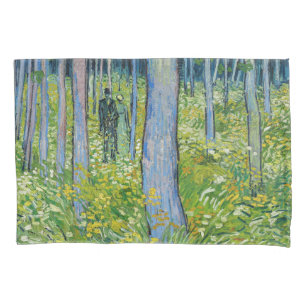 Vincent van Gogh - Undergrowth with Two Figures Pillowcase