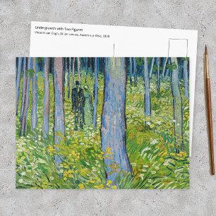Vincent van Gogh - Undergrowth with Two Figures Postcard