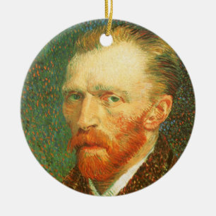 Vincent van Gogh - Van Gogh Self Portrait Ceramic Tree Decoration