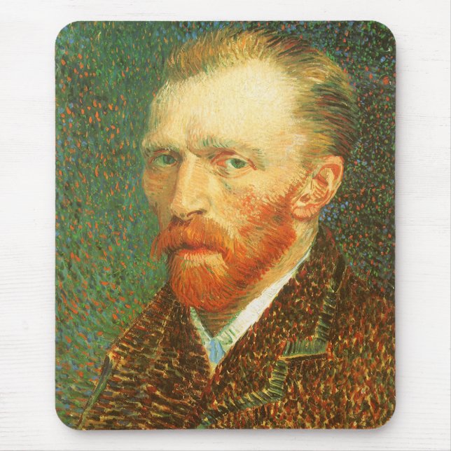 Vincent van Gogh - Van Gogh Self Portrait Mouse Pad (Front)