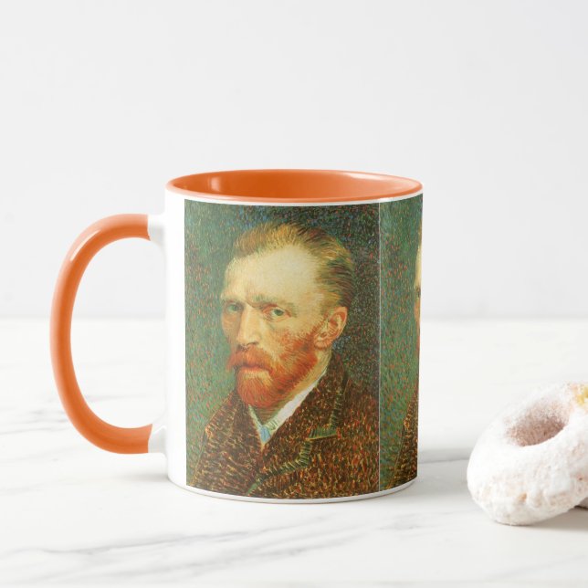 Vincent van Gogh - Van Gogh Self Portrait Mug (With Donut)