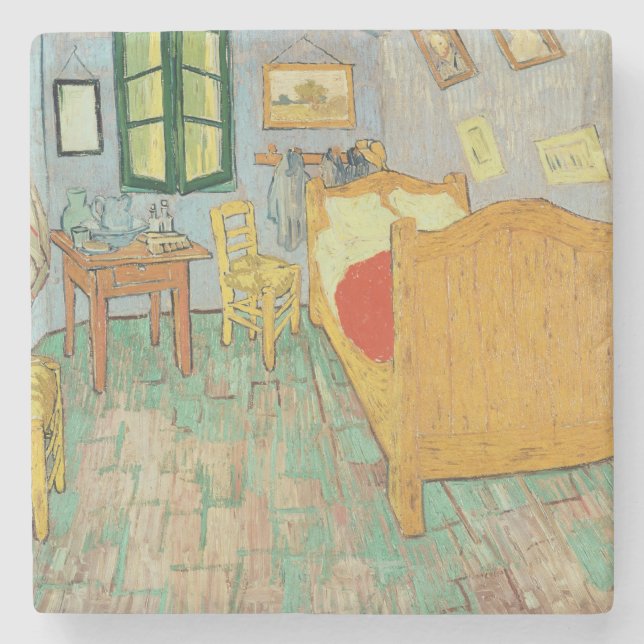 Vincent van Gogh | Van Gogh's Bedroom at Arles Stone Coaster (Front)