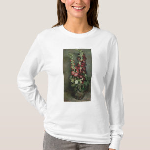 Vincent van Gogh Vase of Hollyhocks, 1886 T-Shirt