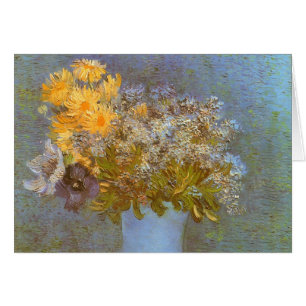 Vincent van Gogh Vase of Lilacs, Daisies, Anemones