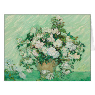 Vincent Van Gogh, Vase of Roses, Roses In The Vase