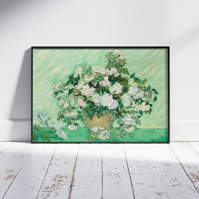 Vincent Van Gogh, Vase of Roses, Roses In The Vase Photo Print (Creator Uploaded)