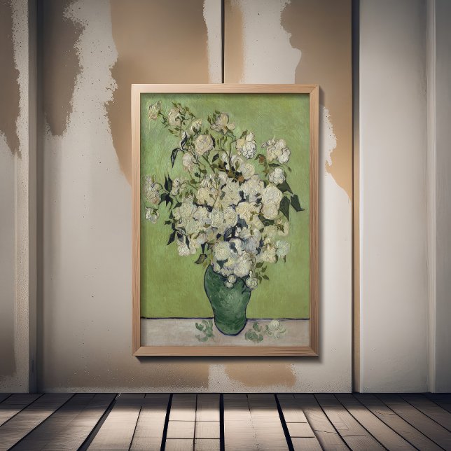 Vincent Van Gogh, Vase of Roses, Roses In The Vase Poster (Creator Uploaded)