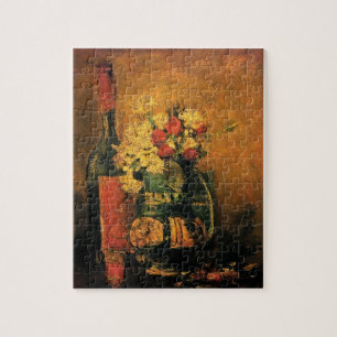 Vincent Van Gogh - Vase With Carnations Fine Art Jigsaw Puzzle