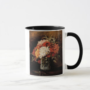 Vincent Van Gogh - Vase With Carnations - Fine Art Mug