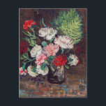 Vincent van Gogh Vase with Carnations Postcard<br><div class="desc">Celebrate the beauty of art with our Vincent van Gogh Vase with Carnations Postcard! This stunning postcard features a vibrant reproduction of Van Gogh's iconic painting, showcasing a beautiful arrangement of carnations in a classic vase. Perfect for art lovers, this postcard makes a wonderful greeting card, a unique piece of...</div>