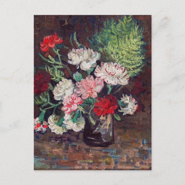 Vincent van Gogh Vase with Carnations Postcard (Front)