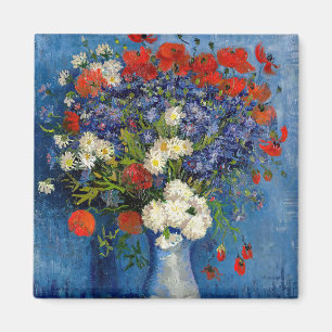 Vincent van Gogh - Vase with Cornflowers & Poppies Magnet