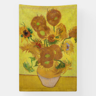 Vincent van Gogh - Vase with Fifteen Sunflowers Banner