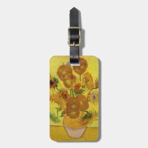 Vincent van Gogh - Vase with Fifteen Sunflowers Luggage Tag