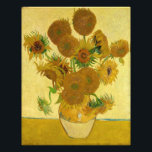 Vincent van Gogh - Vase with Fifteen Sunflowers Photo Print<br><div class="desc">Vase with Fifteen Sunflowers / Vase avec quinze tournesols - Vincent Van Gogh,  August 1888 - Sunflowers 1888 fouth version (F454)</div>