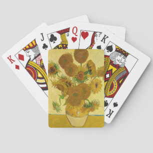 Vincent van Gogh - Vase with Fifteen Sunflowers Playing Cards