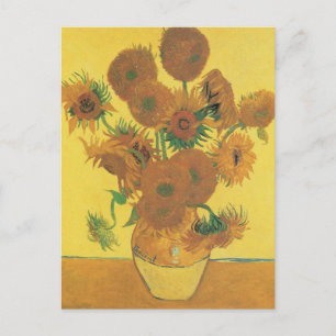 Vincent van Gogh - Vase with Fifteen Sunflowers Postcard