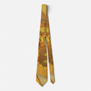 Vincent van Gogh - Vase with Fifteen Sunflowers Tie