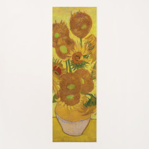 Vincent van Gogh - Vase with Fifteen Sunflowers Yoga Mat