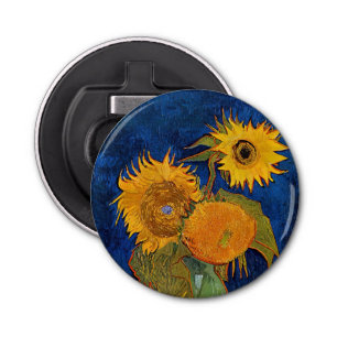 Vincent van Gogh - Vase with Five Sunflowers Bottle Opener