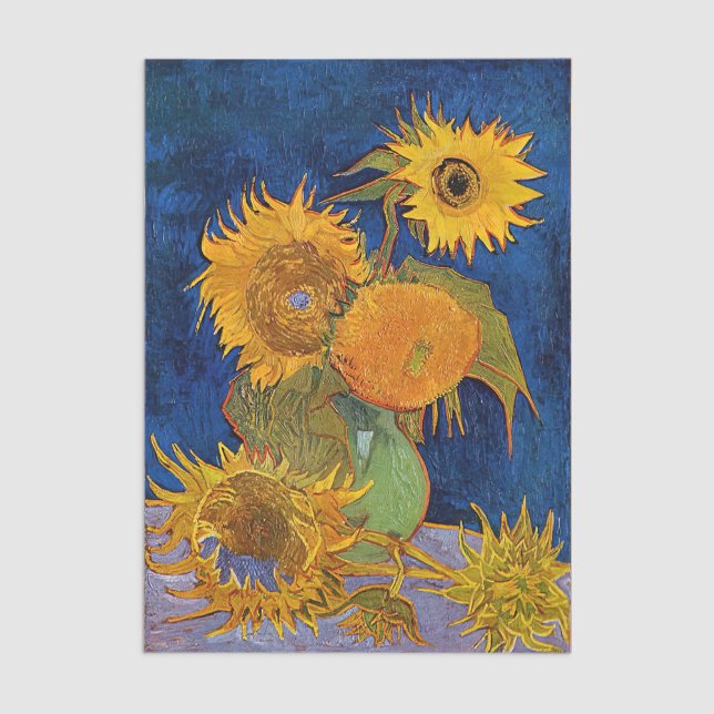 Vincent van Gogh - Vase with Five Sunflowers Tissue Paper (Creator Uploaded)