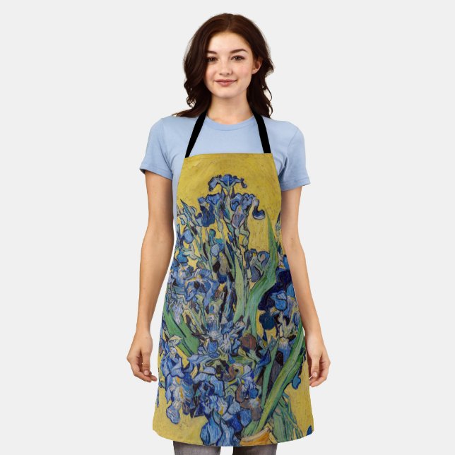 Vincent van Gogh - Vase with Irises Apron (Worn)