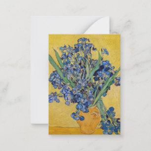 Vincent van Gogh - Vase with Irises Card