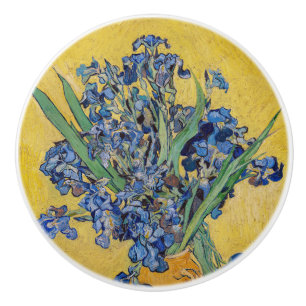 Vincent van Gogh - Vase with Irises Ceramic Knob