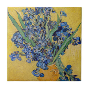 Vincent van Gogh - Vase with Irises Ceramic Tile