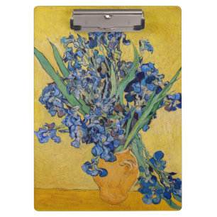 Vincent van Gogh - Vase with Irises Clipboard