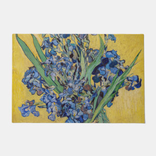 Vincent van Gogh - Vase with Irises Doormat