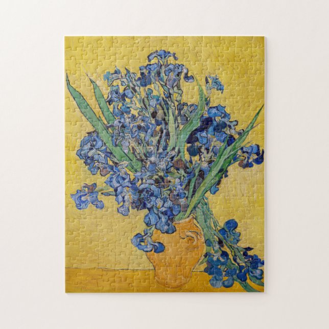 Vincent van Gogh - Vase with Irises Jigsaw Puzzle (Vertical)