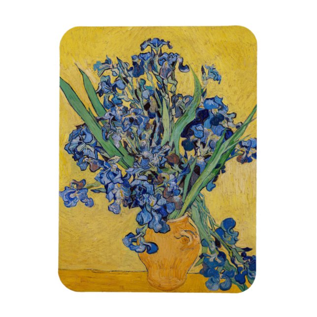 Vincent van Gogh - Vase with Irises Magnet (Vertical)