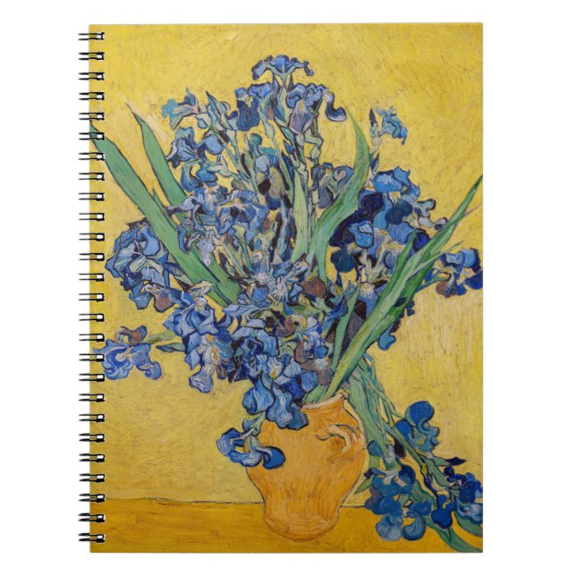 Vincent van Gogh - Vase with Irises Notebook (Front)