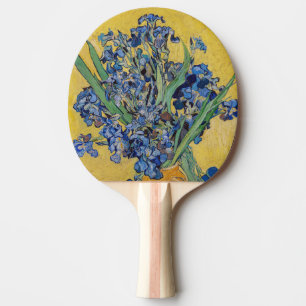 Vincent van Gogh - Vase with Irises Ping Pong Paddle