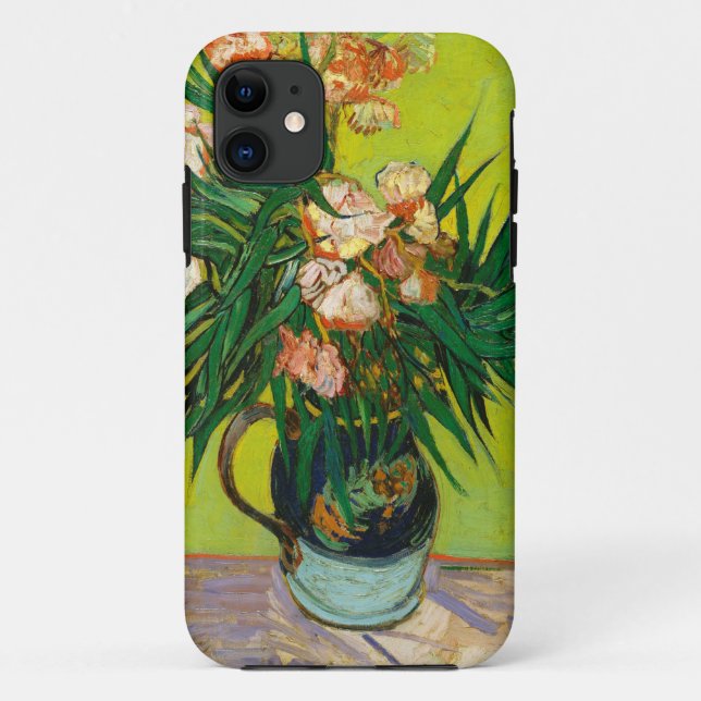 Vincent Van Gogh Vase With Oleanders And Books Case-Mate iPhone Case (Back)