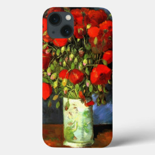Vincent Van Gogh Vase With Red Poppies Floral Art iPhone 13 Case