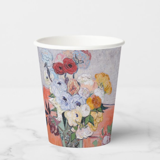 Vincent van Gogh - Vase with Roses & Anemones Paper Cups (Front)