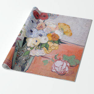 Vincent van Gogh - Vase with Roses & Anemones Wrapping Paper