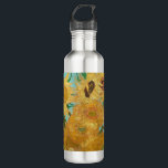 Vincent Van Gogh - Vase with Twelve Sunflowers 710 Ml Water Bottle<br><div class="desc">Vase with Twelve Sunflowers / Vase avec douze tournesols - Vincent Van Gogh,  January 1889 - Sunflowers 1889 repetition of third version (F455)</div>