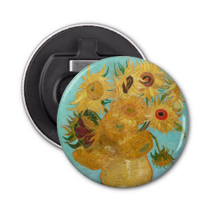 Vincent Van Gogh - Vase with Twelve Sunflowers Bottle Opener
