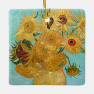 Vincent Van Gogh - Vase with Twelve Sunflowers Ceramic Ornament