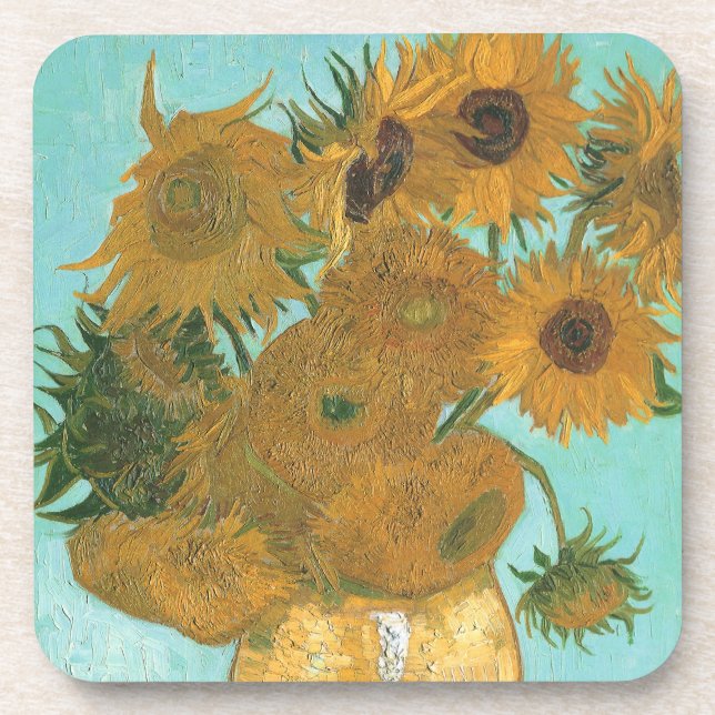 Vincent van Gogh - Vase with Twelve Sunflowers Coaster (Front)