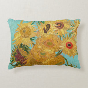 Vincent Van Gogh - Vase with Twelve Sunflowers Decorative Cushion
