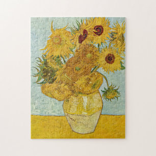 Vincent Van Gogh - Vase with Twelve Sunflowers Jigsaw Puzzle