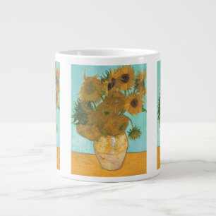 Vincent van Gogh - Vase with Twelve Sunflowers Large Coffee Mug