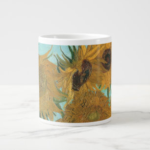 Vincent van Gogh - Vase with Twelve Sunflowers Large Coffee Mug