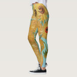 Vincent Van Gogh - Vase with Twelve Sunflowers Leggings<br><div class="desc">Vase with Twelve Sunflowers / Vase avec douze tournesols - Vincent Van Gogh,  January 1889 - Sunflowers 1889 repetition of third version (F455)</div>